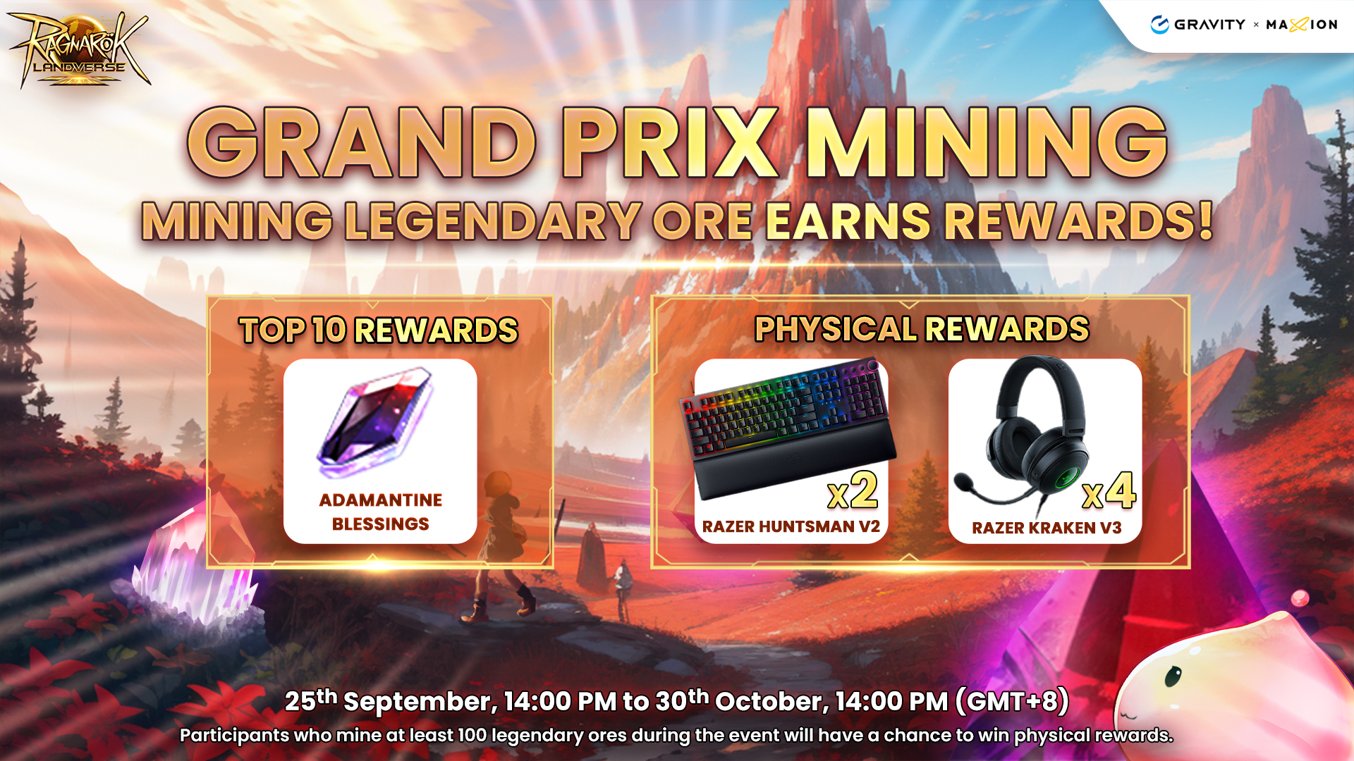 Grand Prix Mining Mining Legendary Ore Earns Rewards!