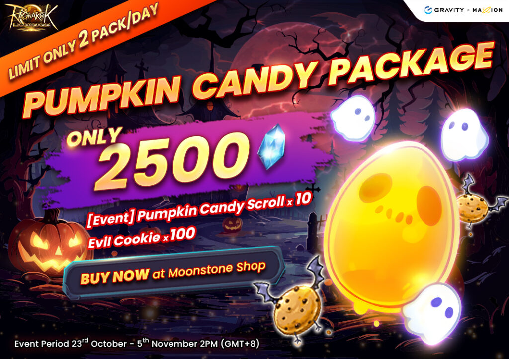 Pumpkin Candy Scroll Package NEWS Ragnarok Landverse