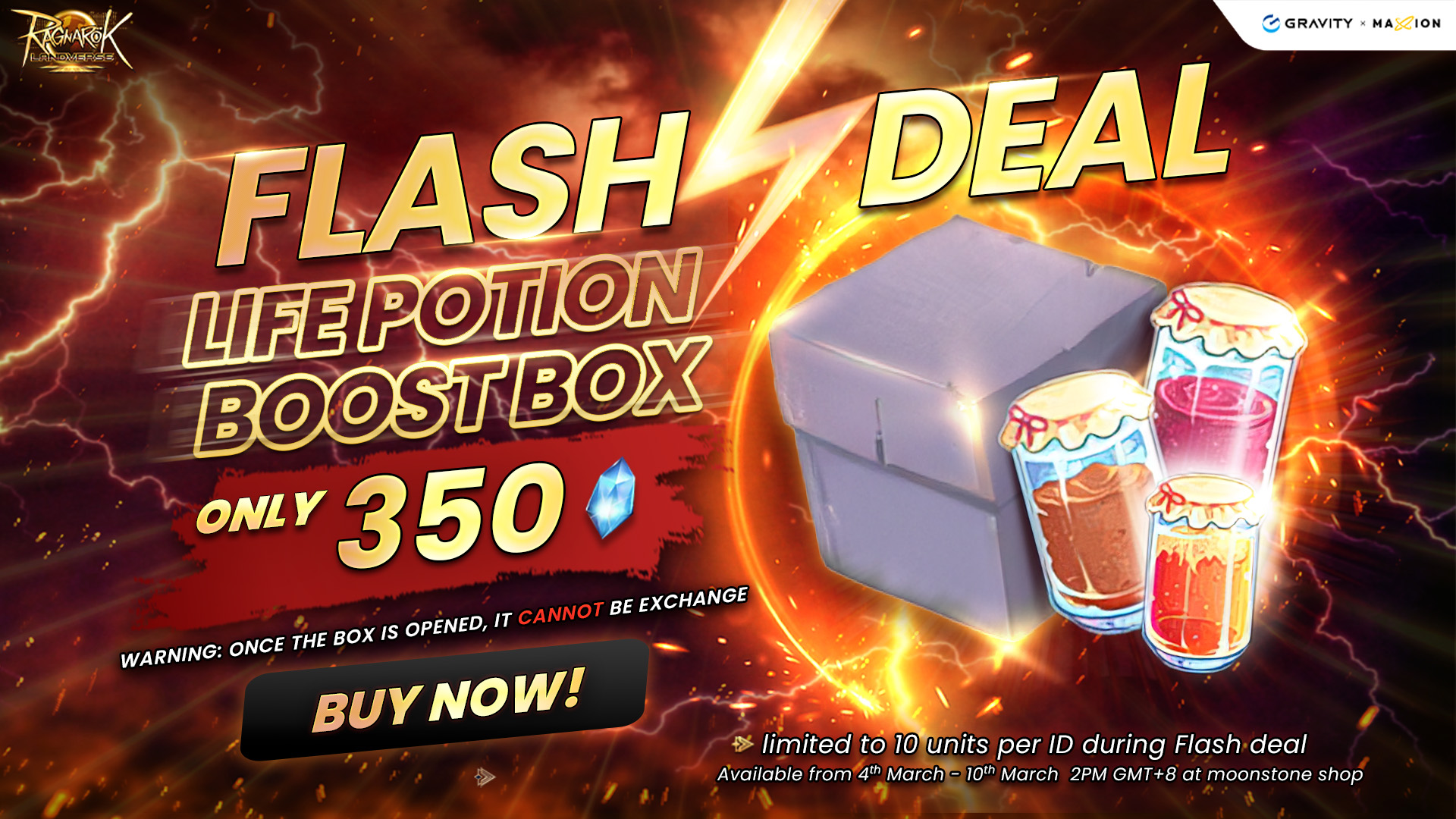 Flash Deal: Life Potion Boost Box!