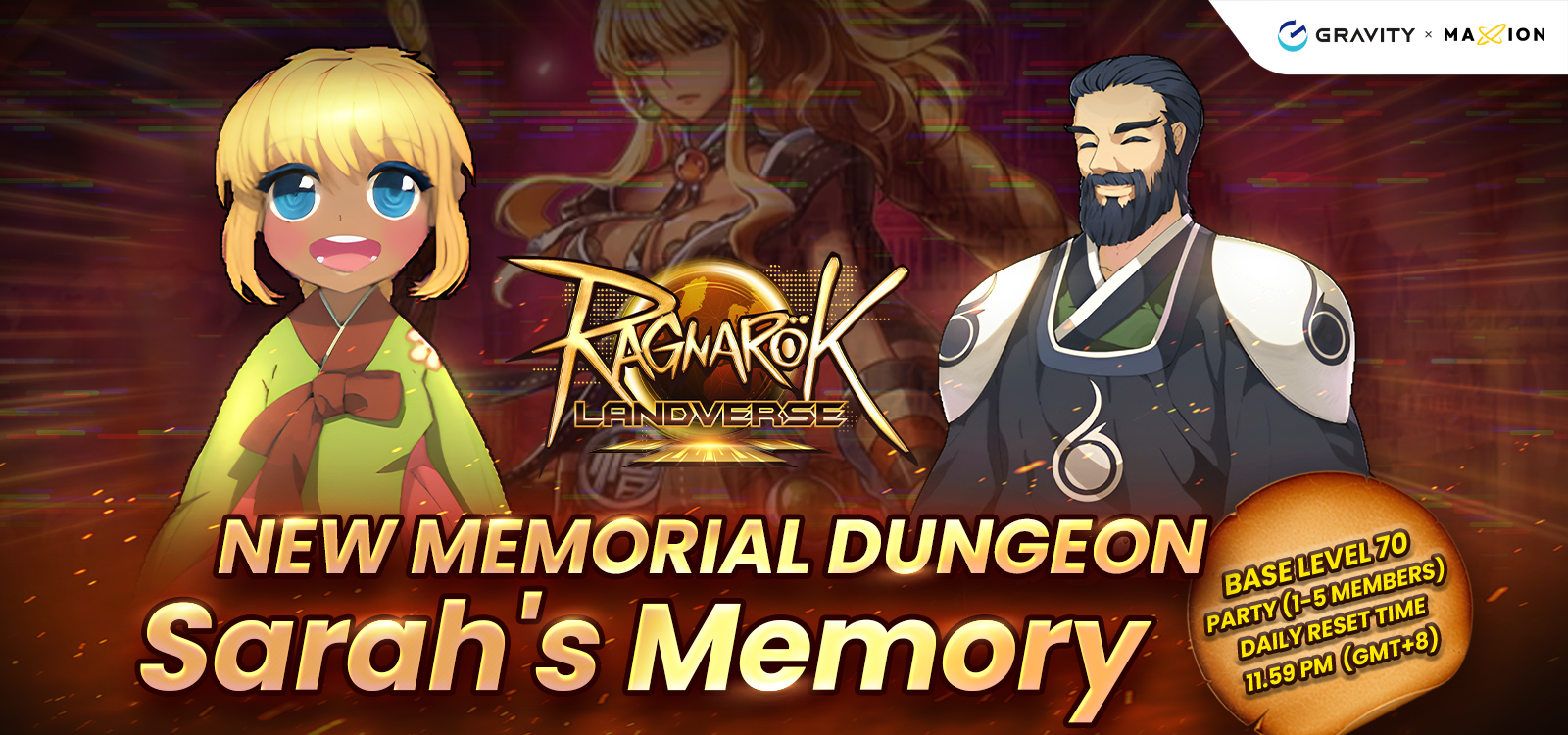 Ragnarok Landverse Memorial Dungeon: Sarah’s Memory