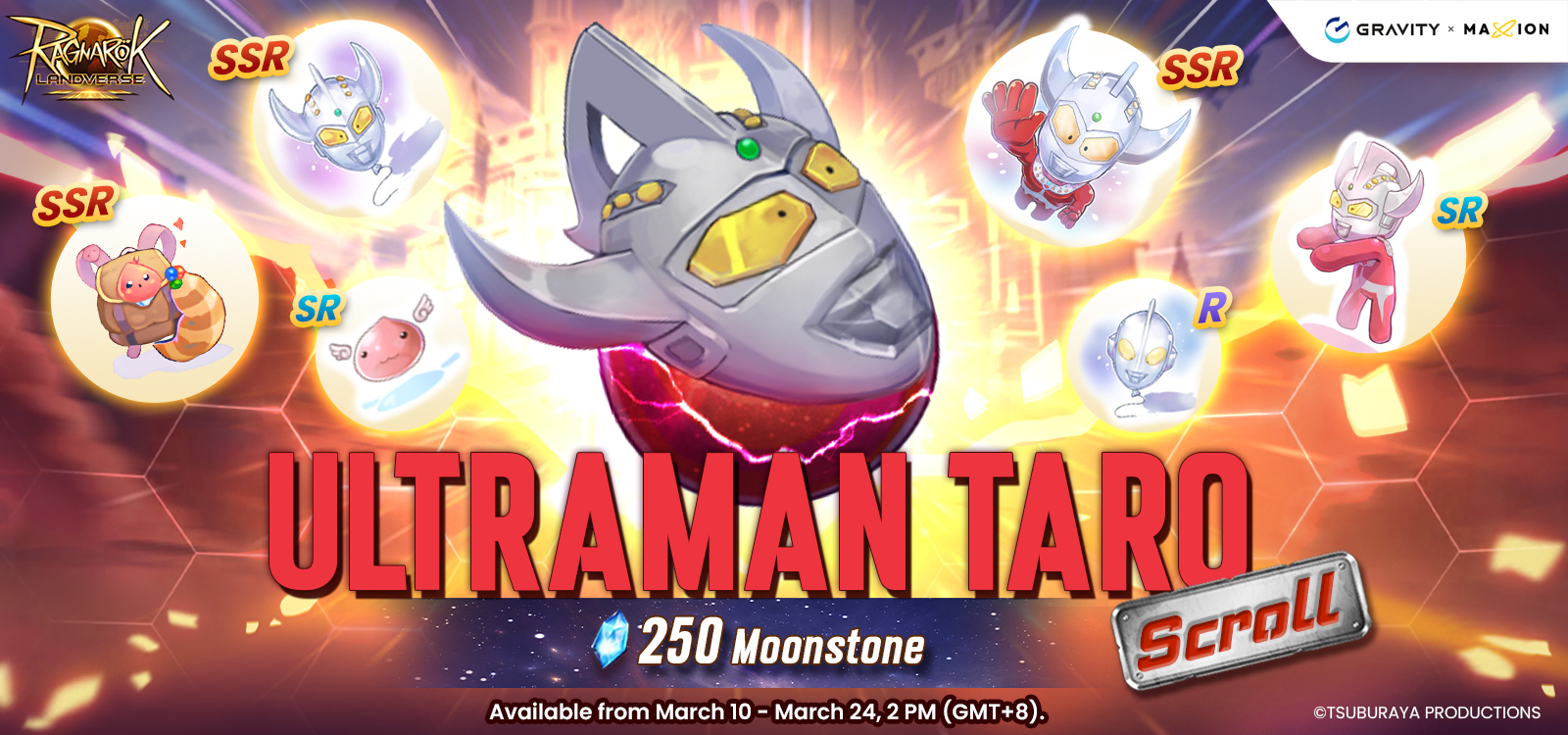 Ragnarok Landverse Collaboration Ultraman Taro Scroll