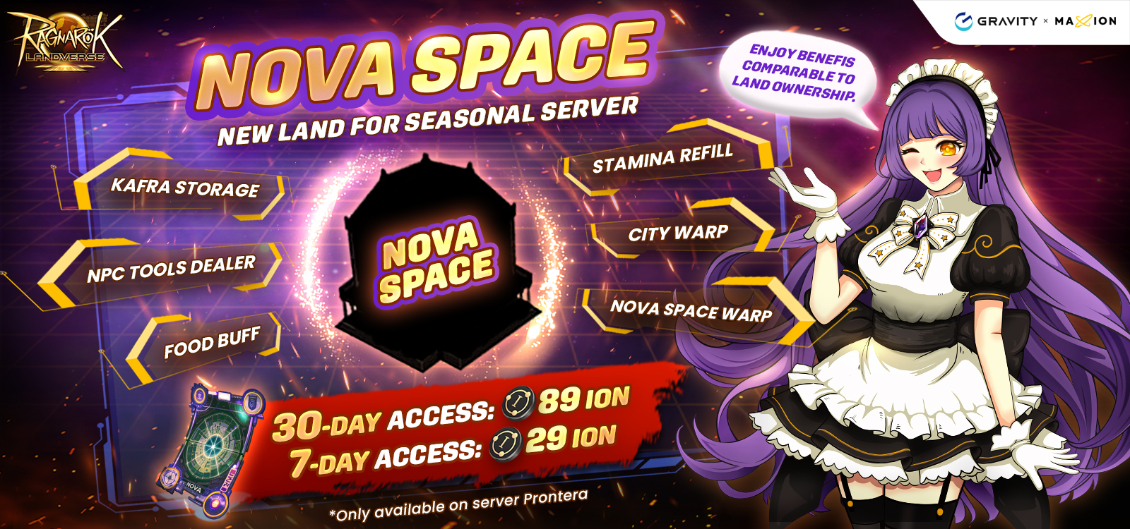 Ragnarok Landverse NOVA SPACE: A New Land for the Seasonal Server