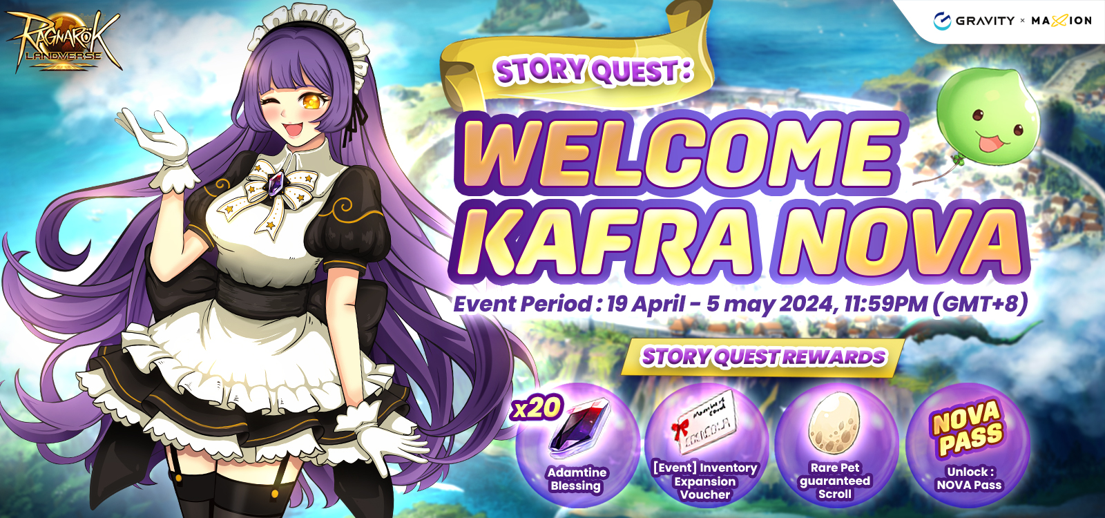 Ragnarok Landverse New Story Quest: Welcome Kafra NOVA