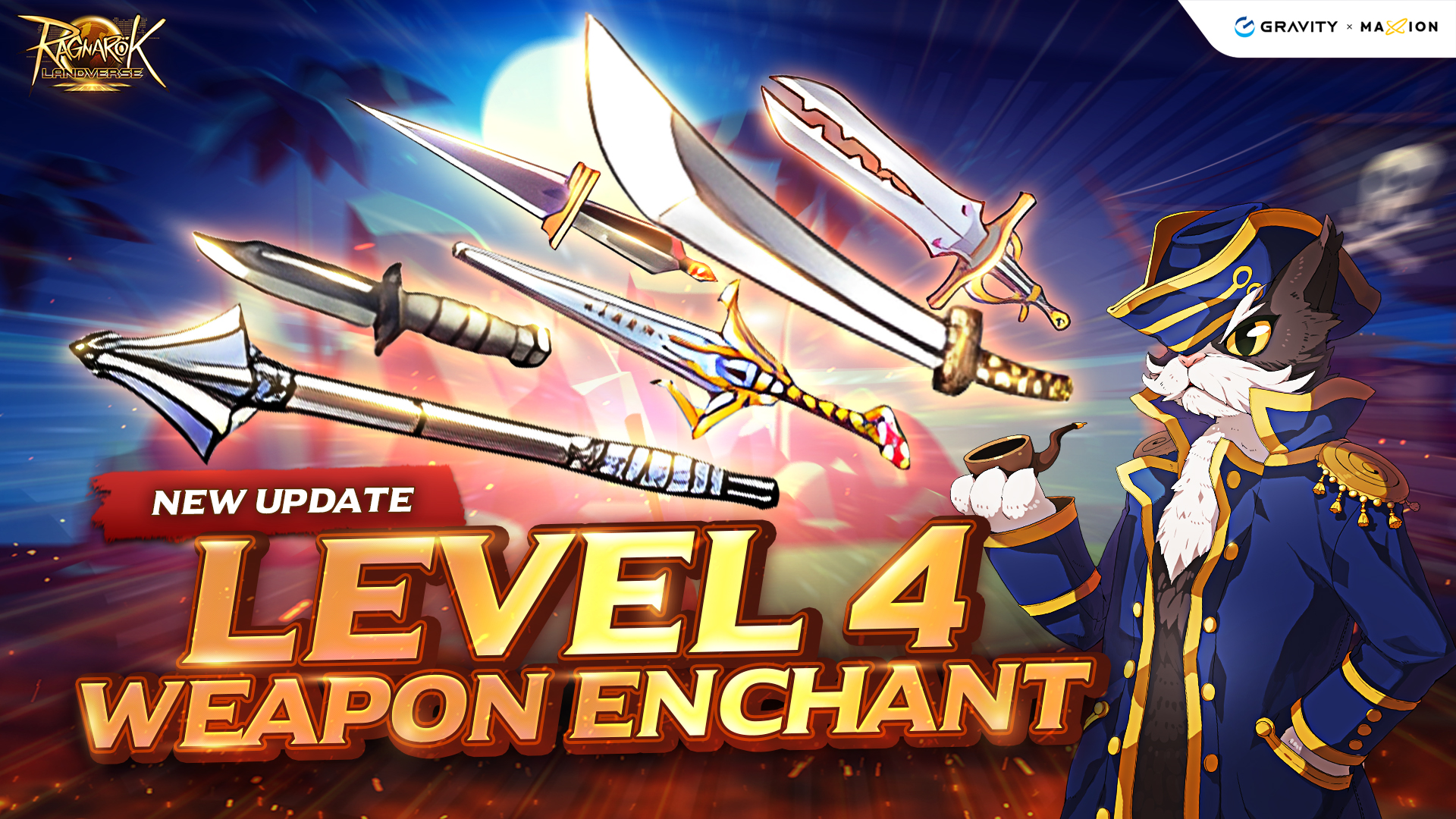 Ragnarok Landverse : Boost your Level 4 weapons with the Malangdo Enchants system.