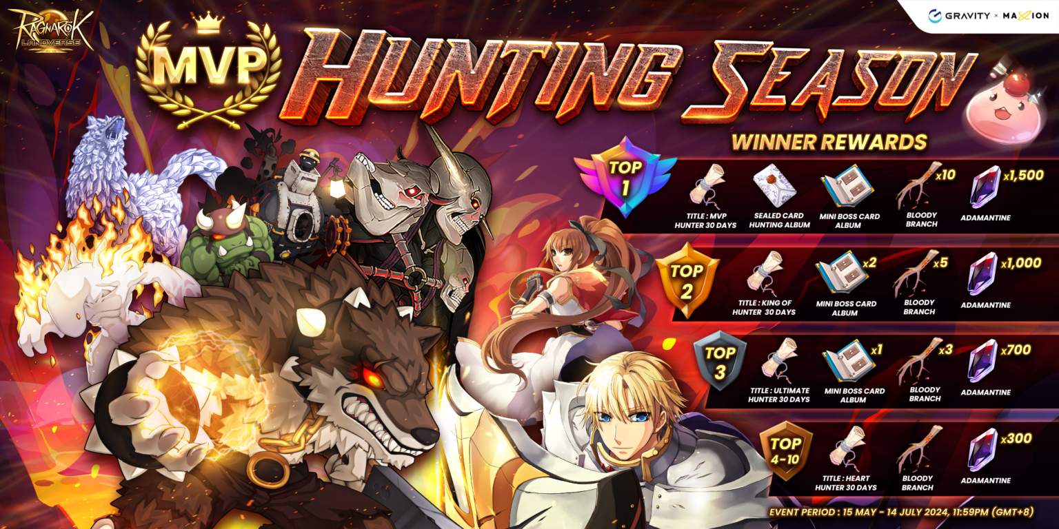Ragnarok Landverse Launches MVP Hunting Season Earn Exclusive Titles