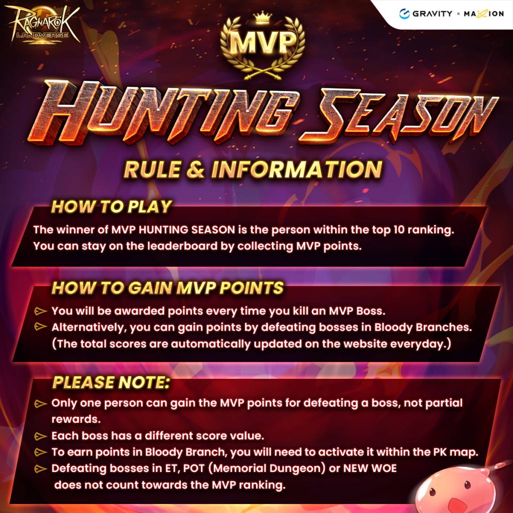Ragnarok Landverse Launches MVP Hunting Season Earn Exclusive Titles