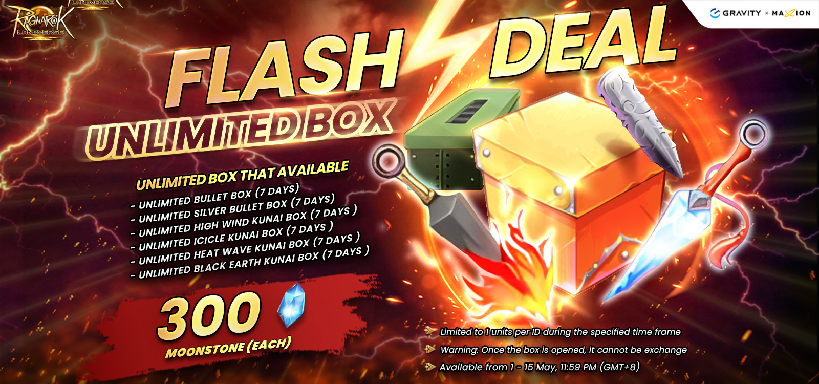 Ragnarok Landverse FLASH DEAL Unlimited box