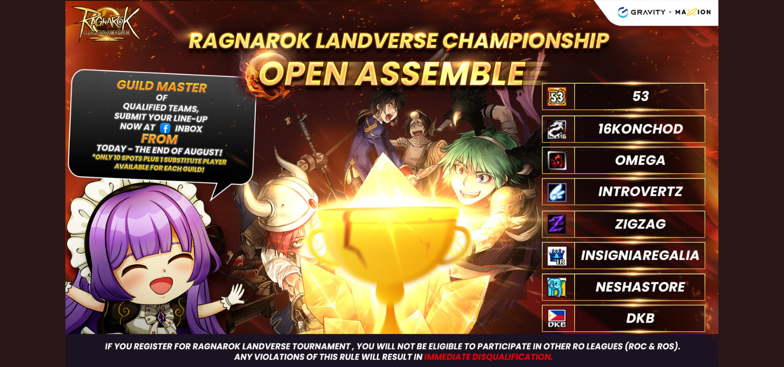 Ragnarok Online Landverse Championship is now open for registration!