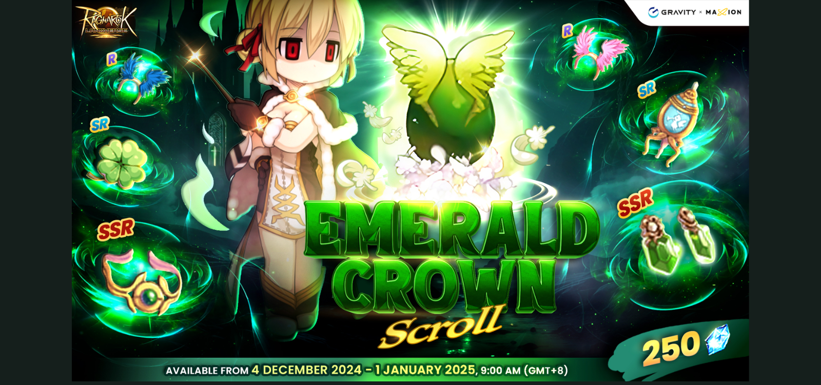 Ragnarok Online Landverse Emerald Crown Scroll