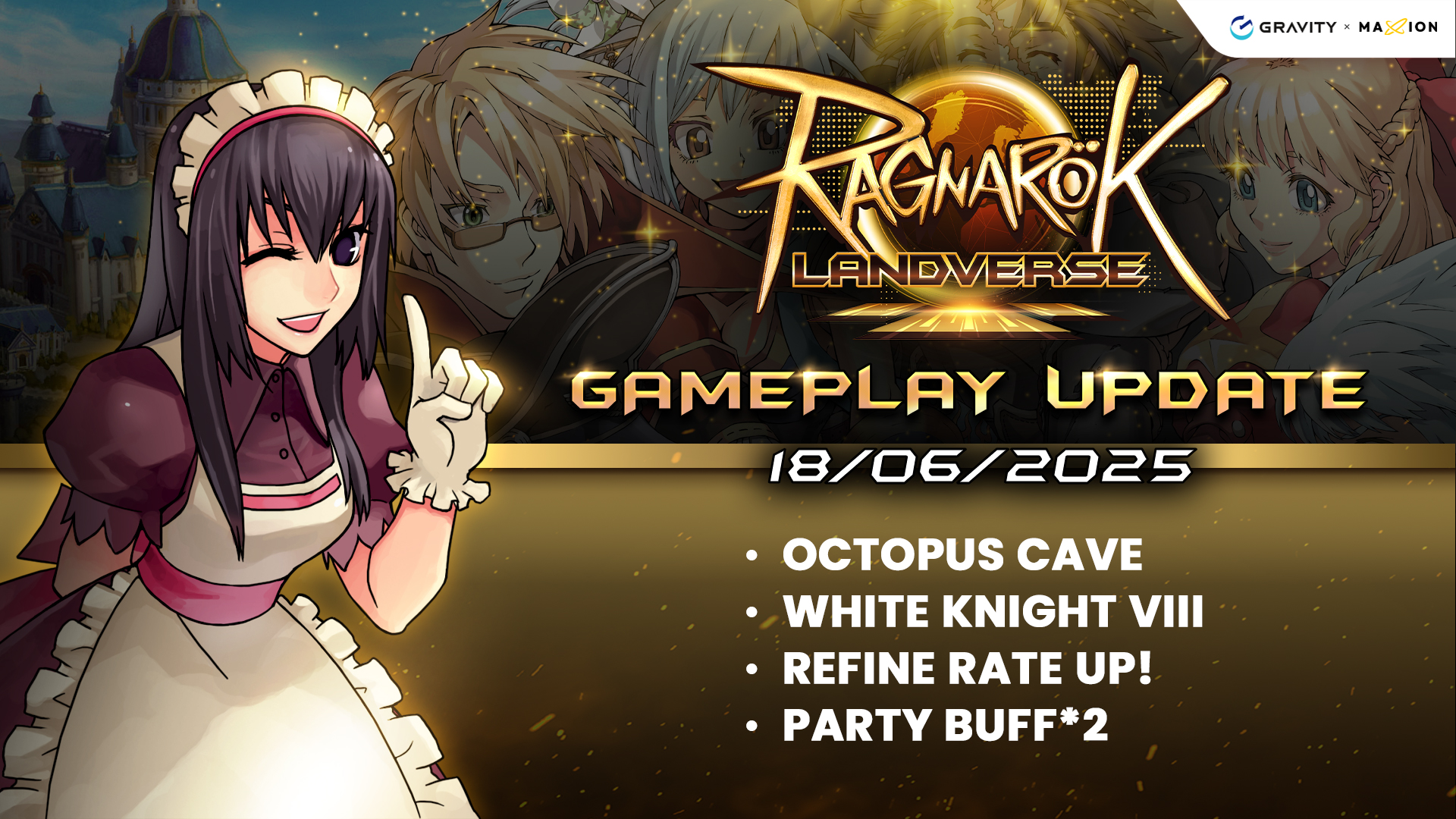 Ragnarok Online Landverse Gameplay Update EP 9.4 Octopus Cave!