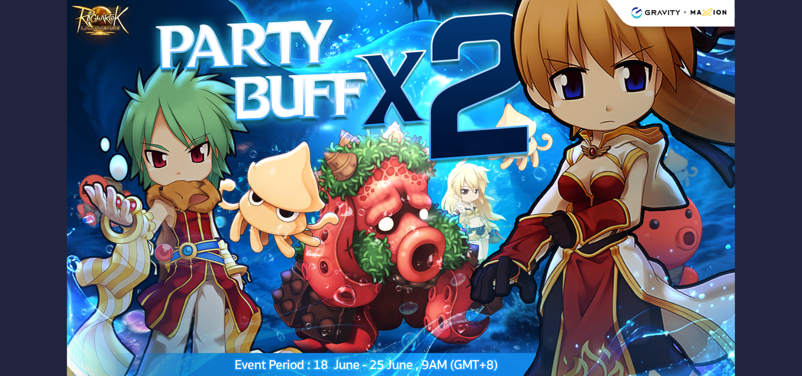 Ragnarok Online Landverse Party Buff X2