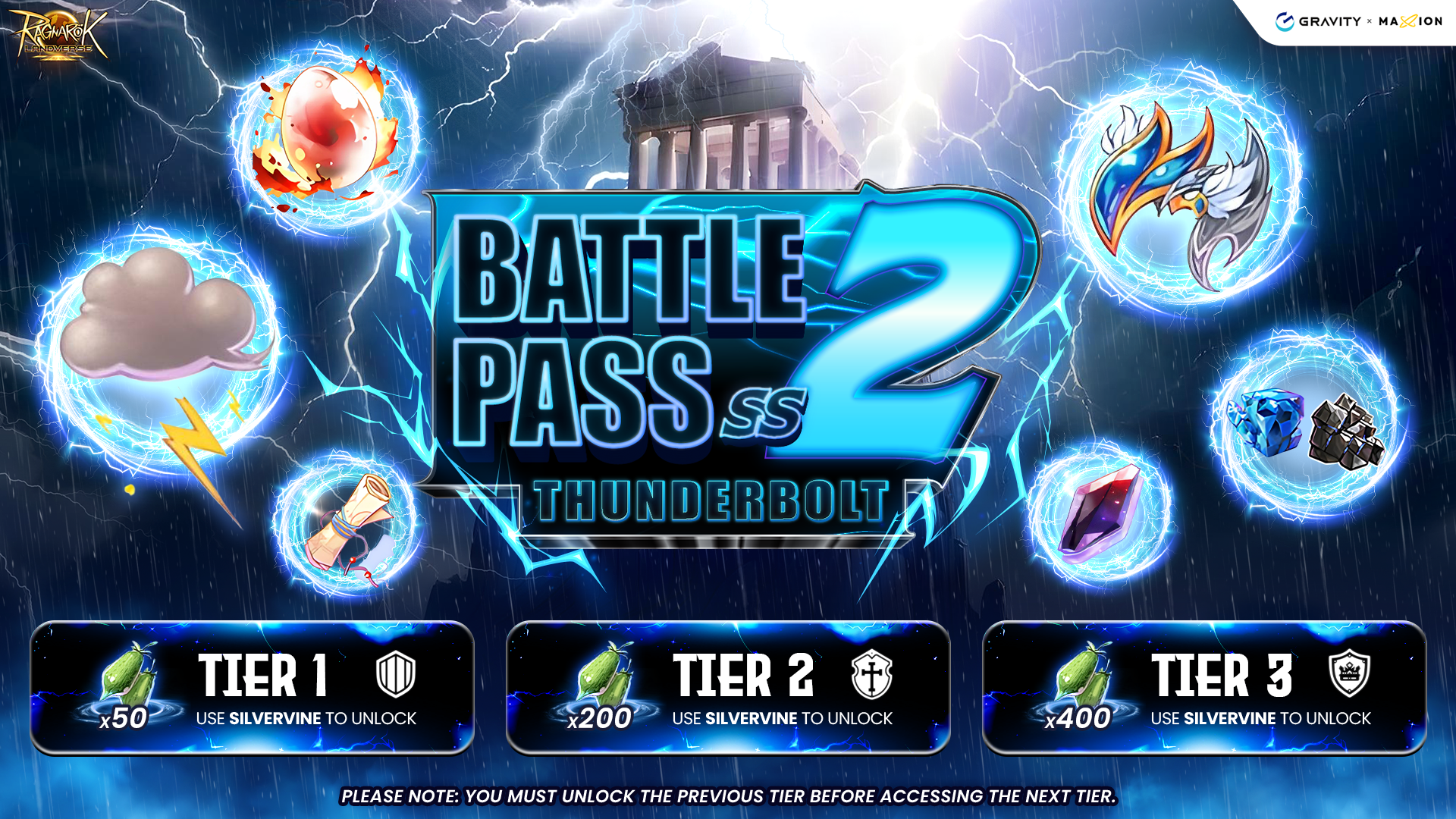 Ragnarok Online Landverse Battle Pass 2025 Season 2 : Thunderbolt