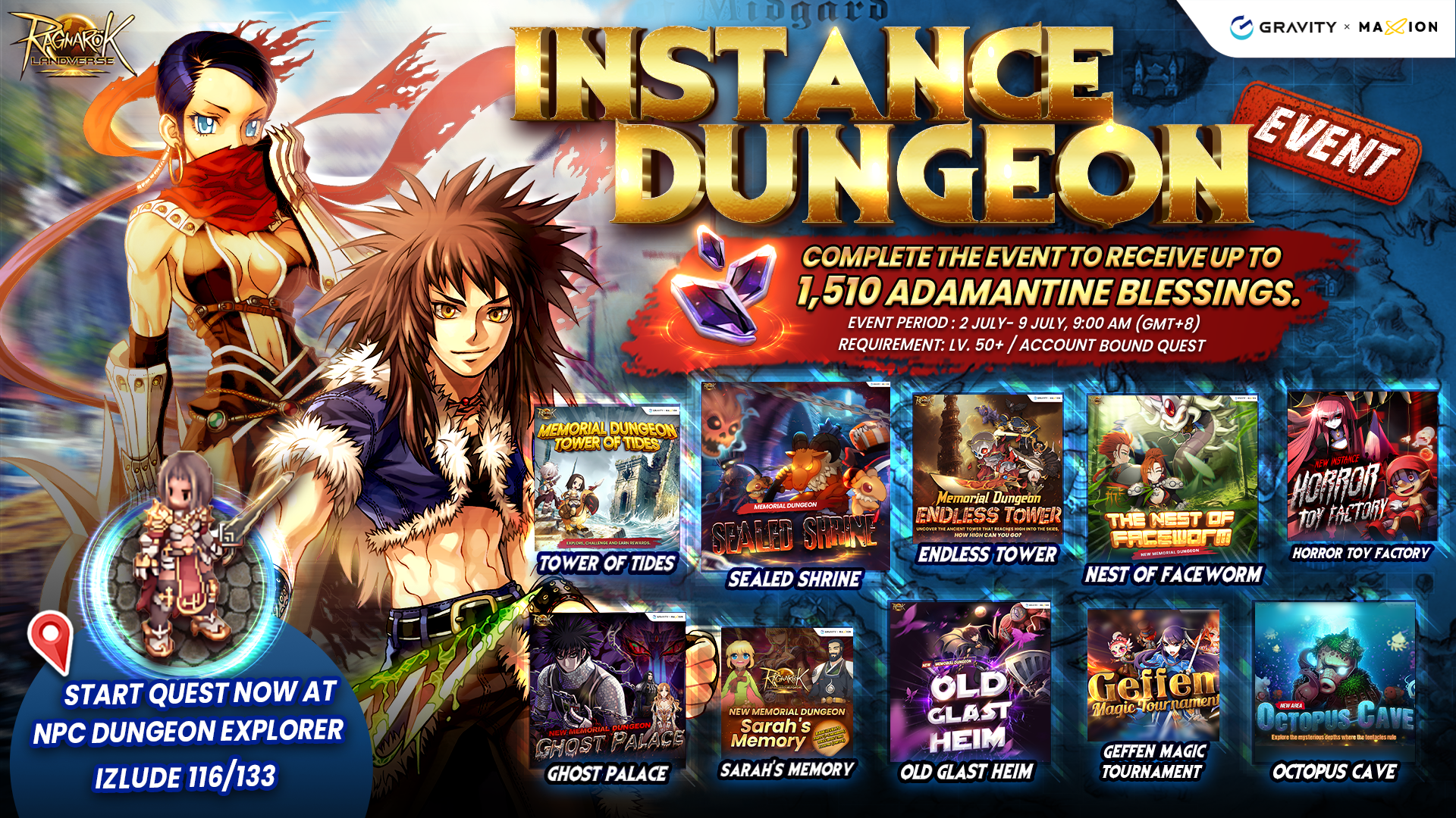 Ragnarok Online Landverse Instance Dungeon Reward
