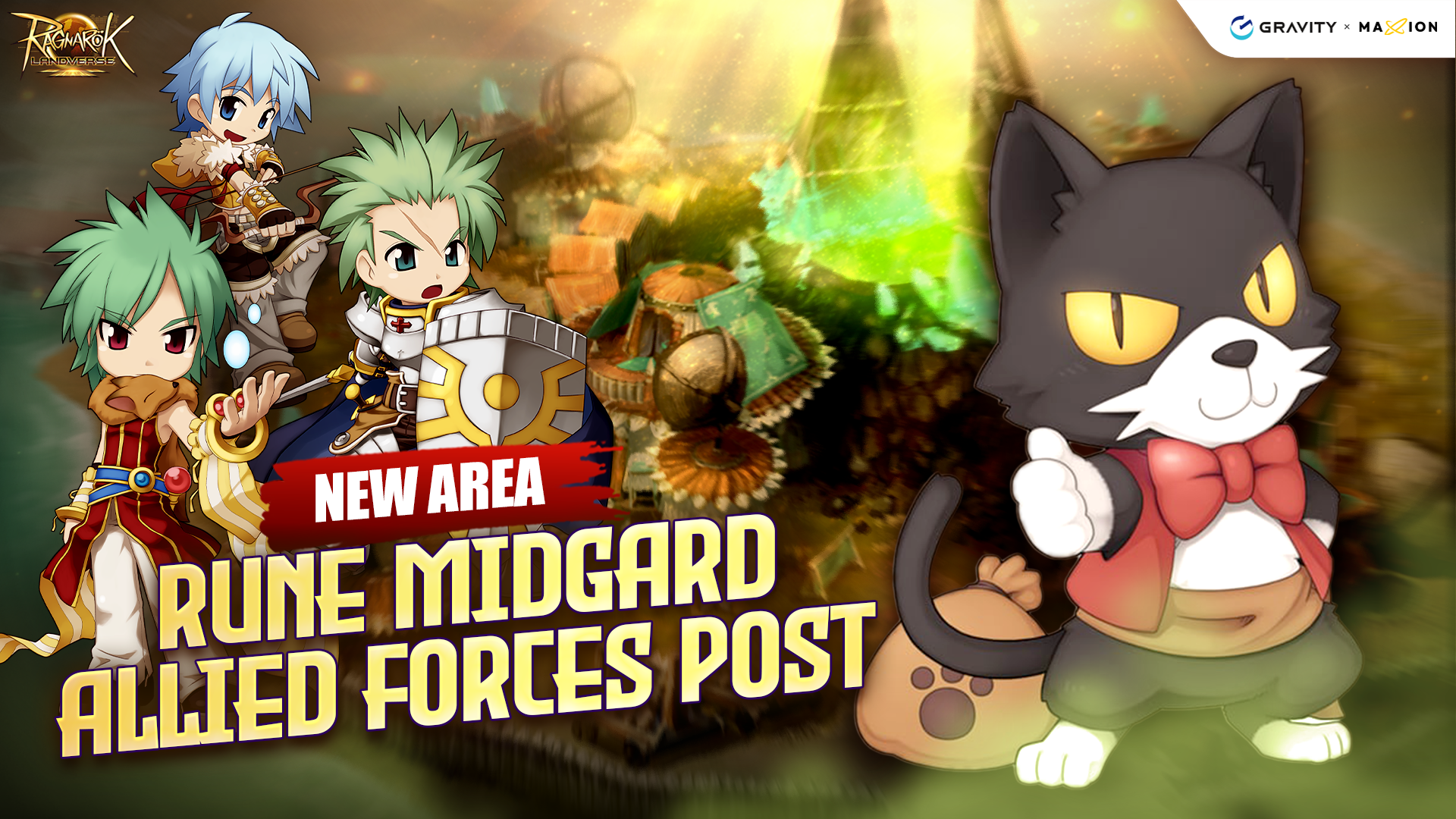 Ragnarok Online Landverse New Area 10.0 Rune Midgard Allied Forces Post