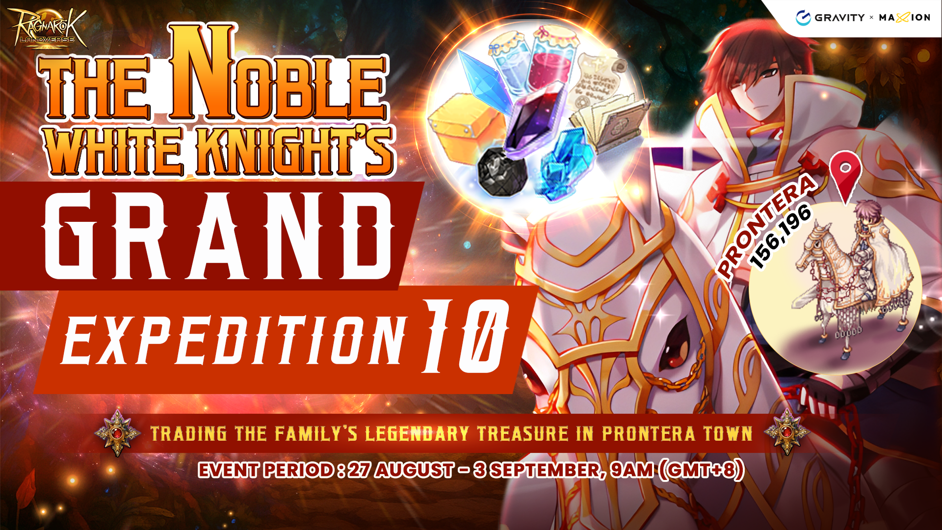 Ragnarok Online Landverse : The Noble White Knight’s Grand Expedition X