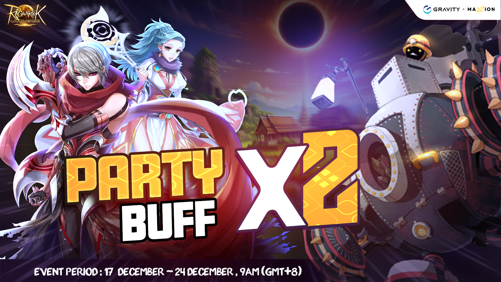 Ragnarok Online Landverse Party Buff X2