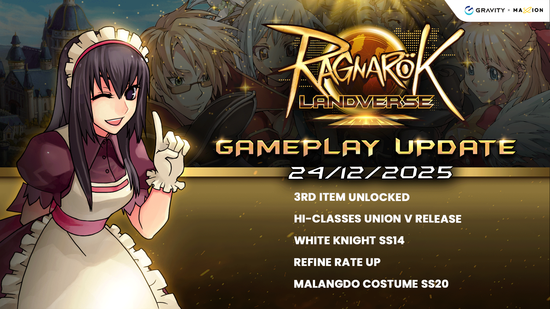Ragnarok Online Landverse Gameplay Update 3rd Class Item Unlocked