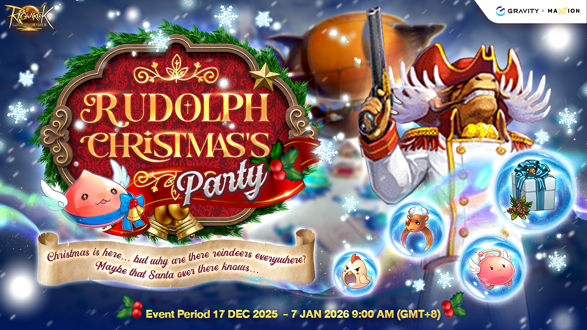 Ragnarok Online Landverse Rudolph Christmas’s Party