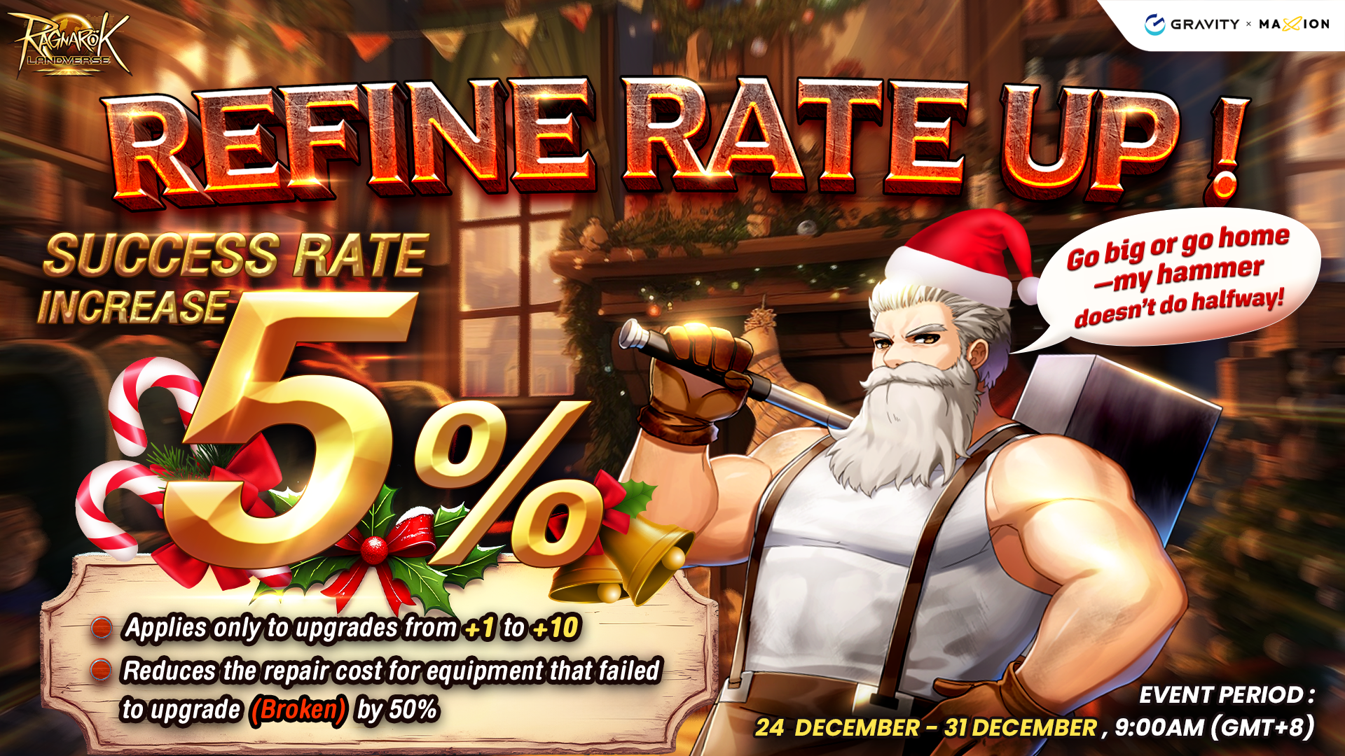 Ragnarok Online Landverse Refine Rate Up