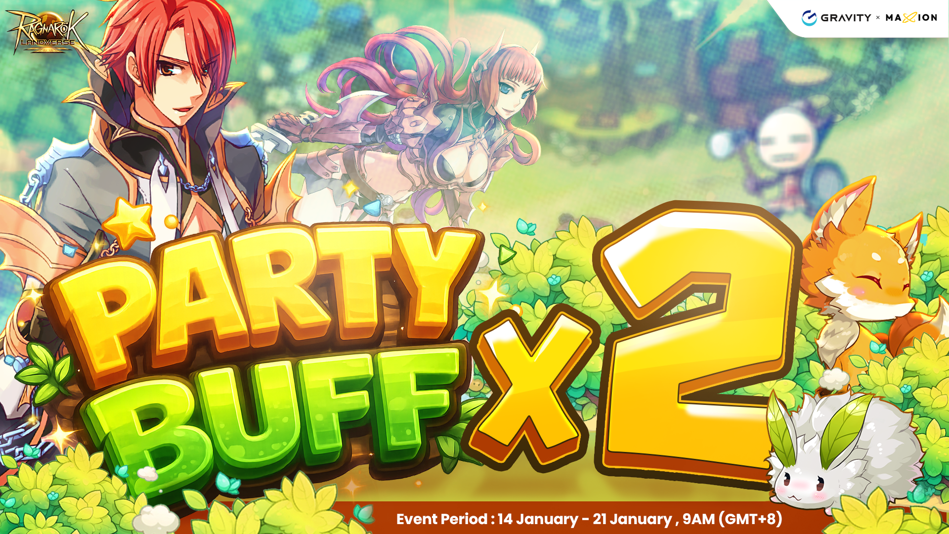 Ragnarok Online Landverse Party Buff X2