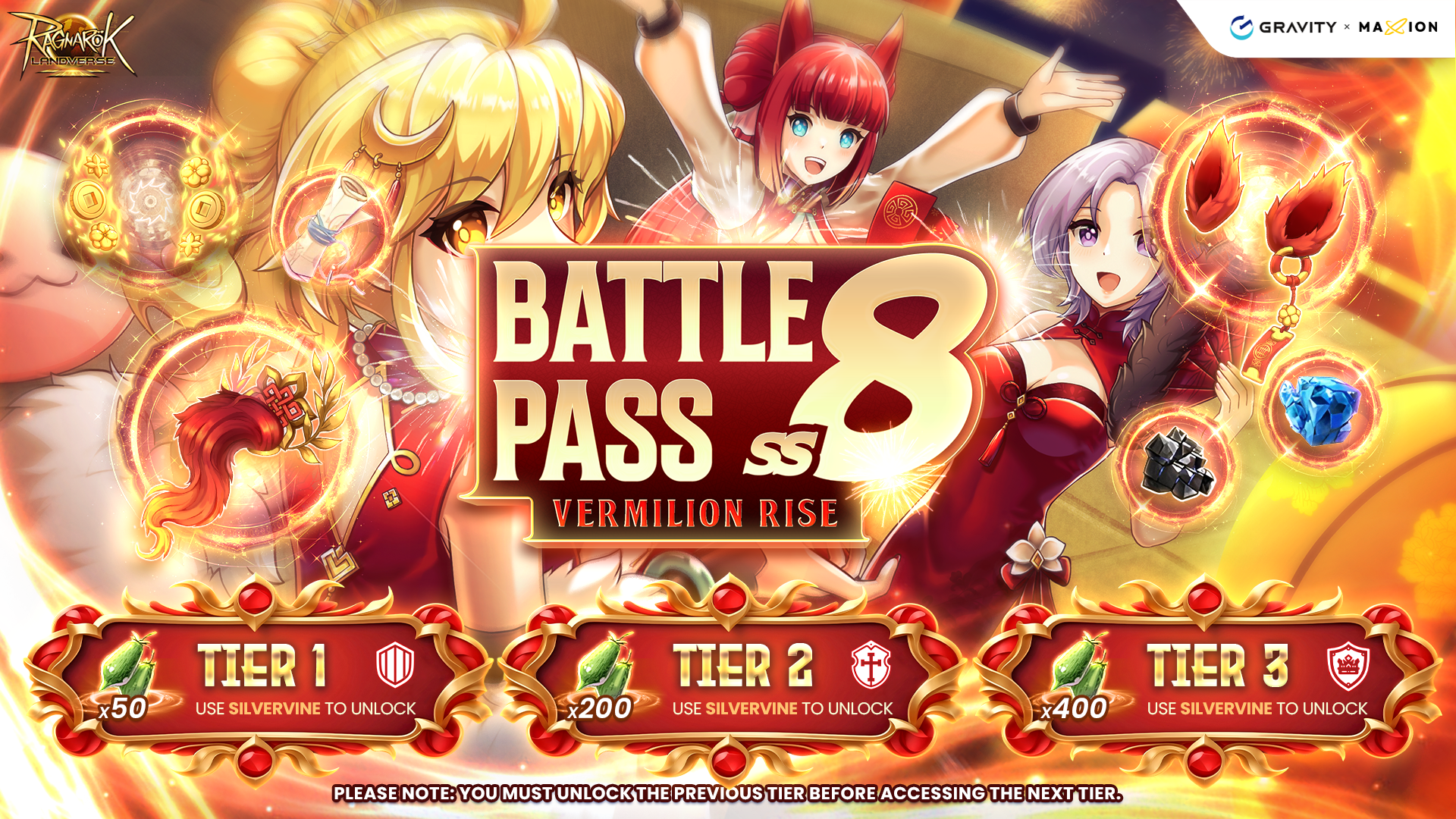 Ragnarok Online Landverse Battle Pass Season 8 : Vermilion Rise